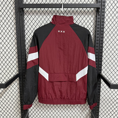 Ajax Burgundy Windbreaker
