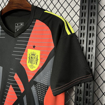 2024 Spain black goalkeeper jersey
