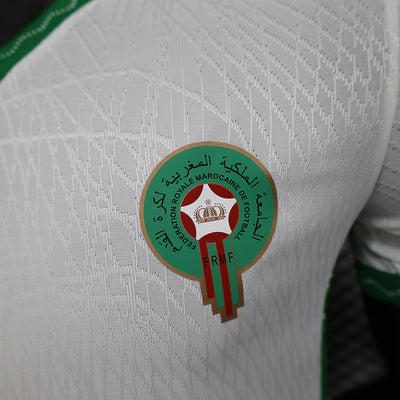 2025 Morocco away white player version jersey TM