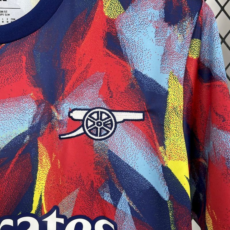 25-26 Arsenal Colorful pre-match training Jersey
