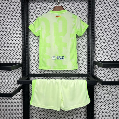 24-25 BARCELONA  third green kid kit