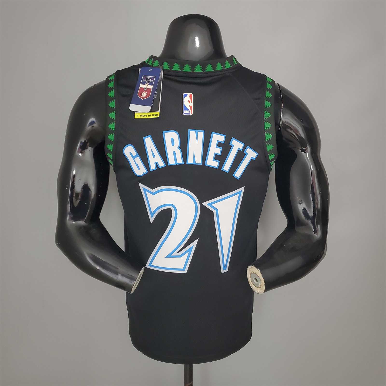 GARNETT#21 2018 Retro Timberwolves Black tm