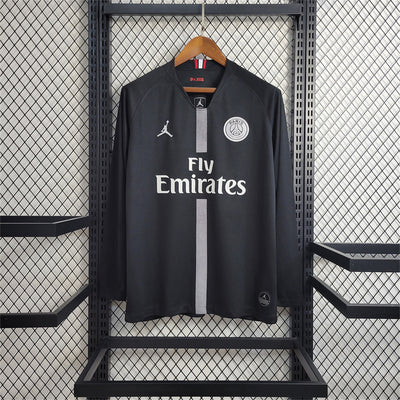 18-19 PSG Black Champions League Long sleeve