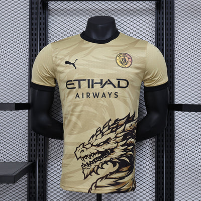 24-25 Manchester City Gold Special player version jersey tm