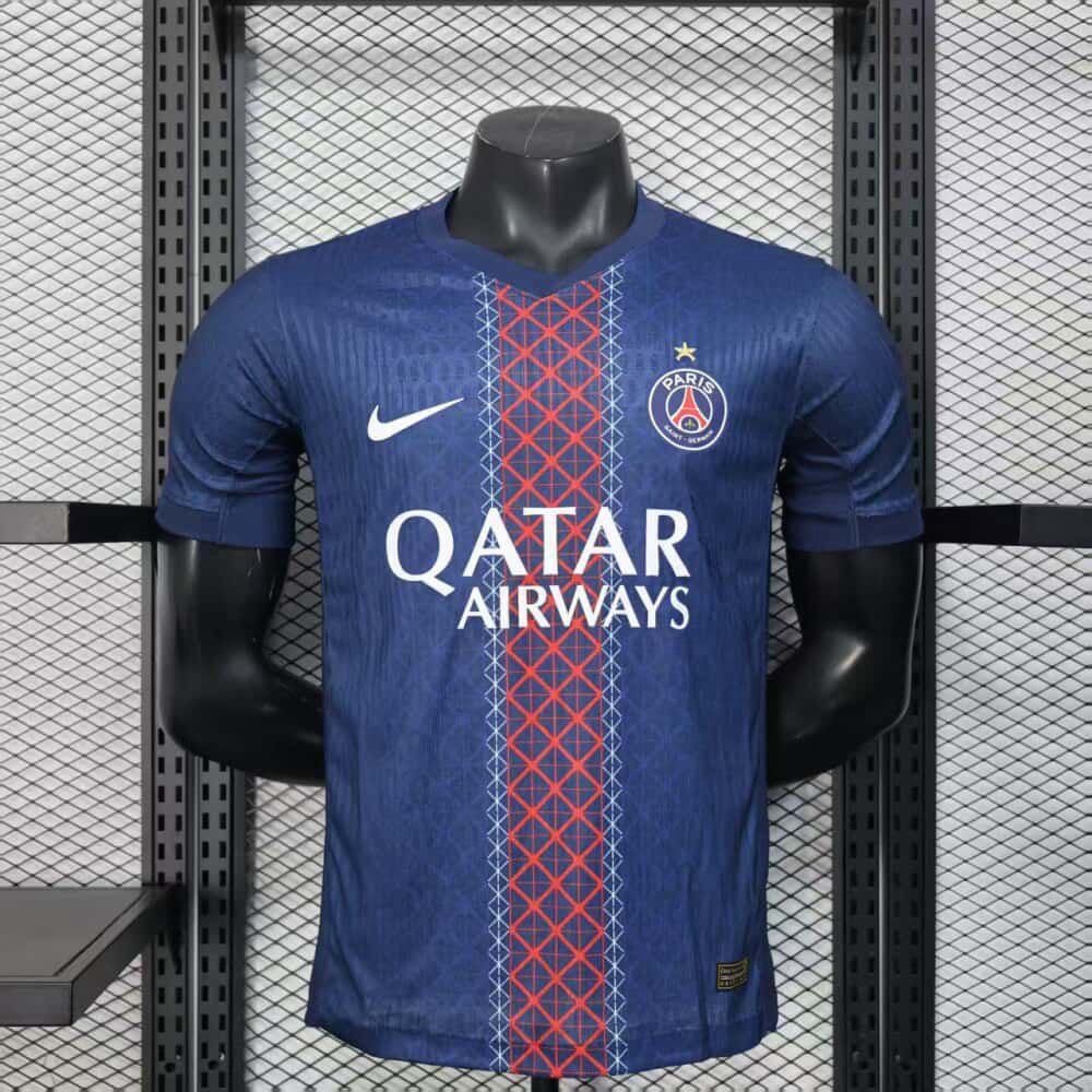25-26 PARIS SAINT GERMAN HOME CHAMPION JERSEY PLAYER VERSION tm