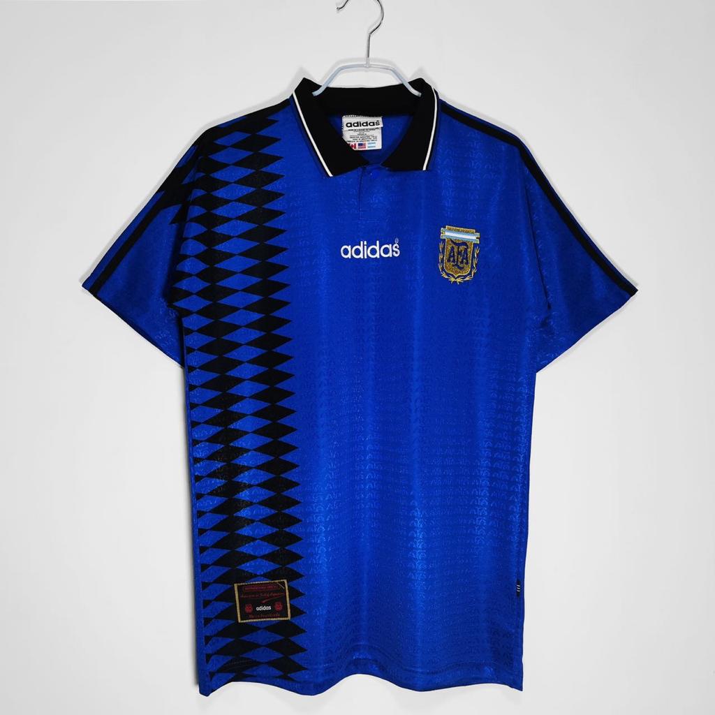 Argentina 1994 Away Dark Blue Retro Jersey TM