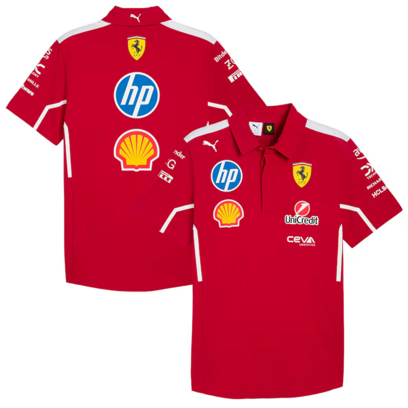 2025 Ferrari red POLO neck (SIZE 3XL)