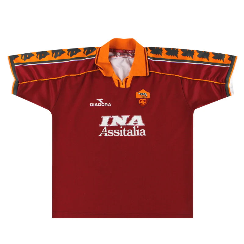 1999-2000 Roma Home retro jersey TM