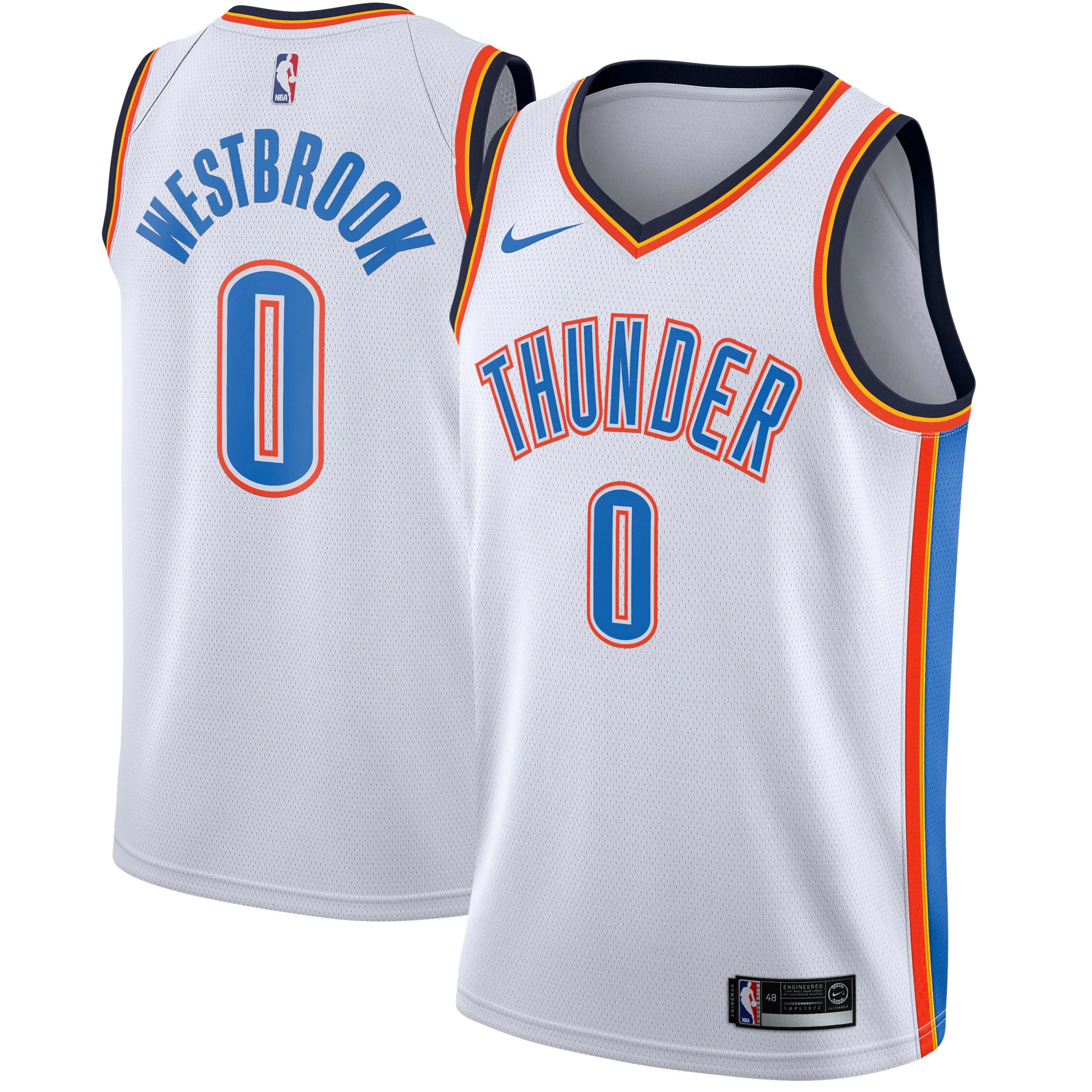 Russell Westbrook Oklahoma City Thunder jersey (SIZE L)