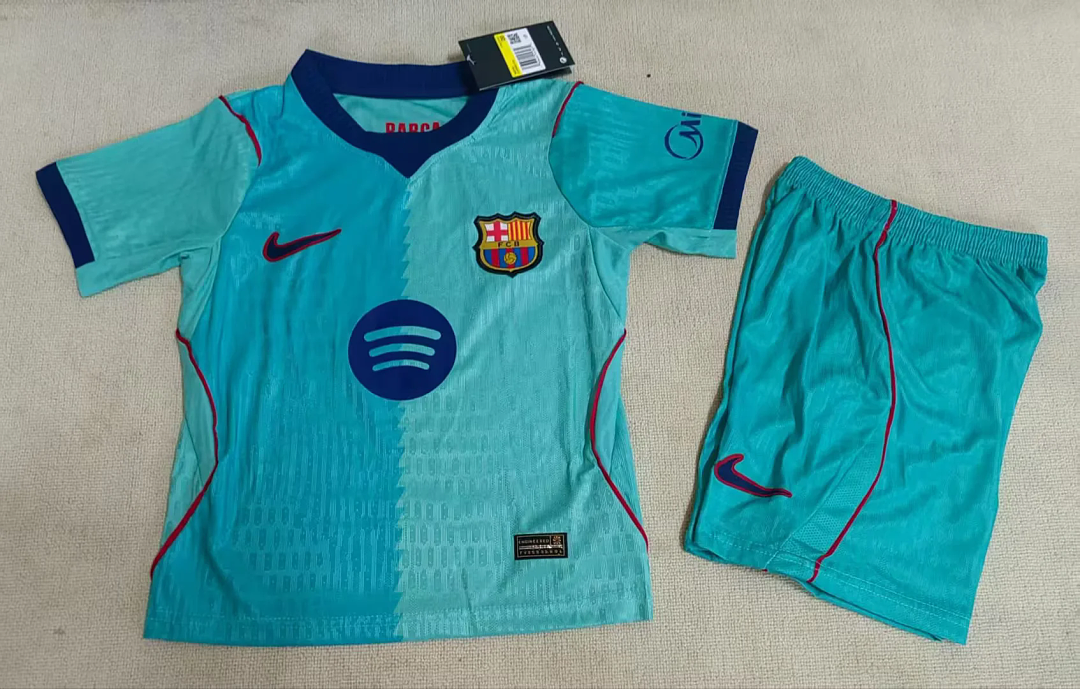 Kid Kit Barcelona 2026/27 Away Soccer Jersey