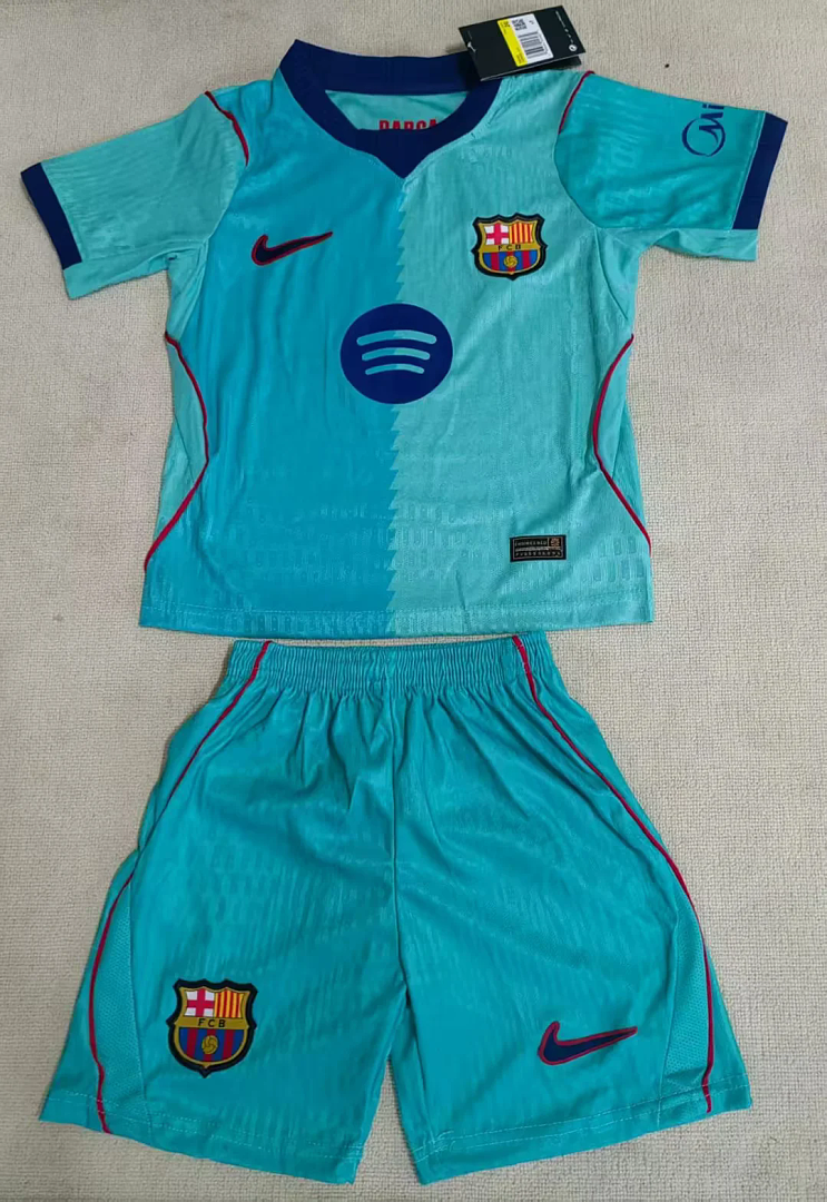 Kid Kit Barcelona 2026/27 Away Soccer Jersey