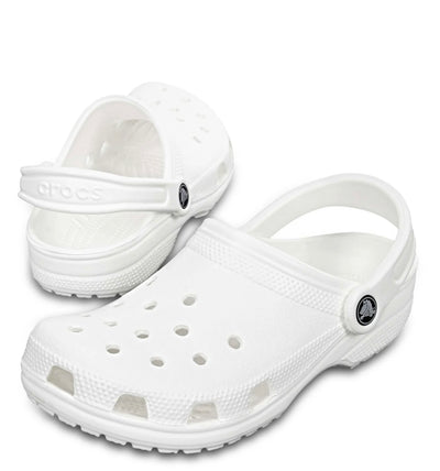WHITE CROCS