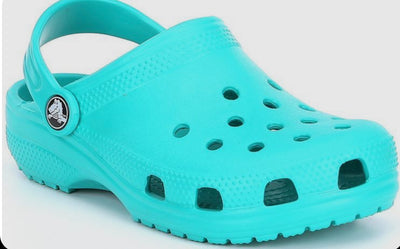 Turquoise Crocs