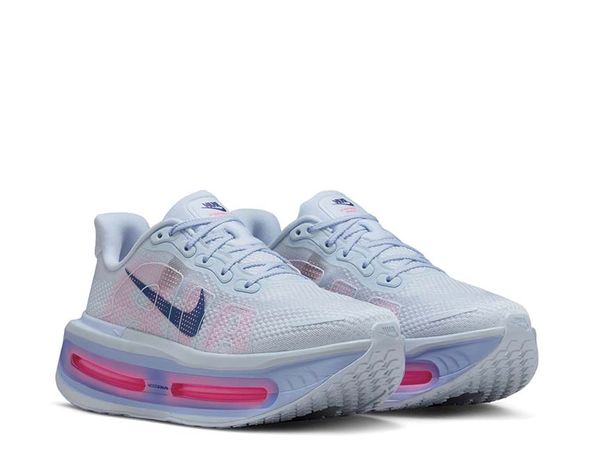 Nike Vomero Premium in the Blue Tint / Deep Royal Blue / Aluminum / Pink Spell (size 46) stock