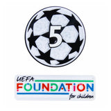 BARCELONA CHAMPIONS LEAGUE PATCH SET 24/25