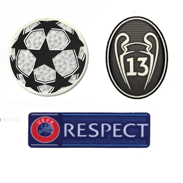 CHAMPIONS LEAGUE REAL MADRID PATCH SET