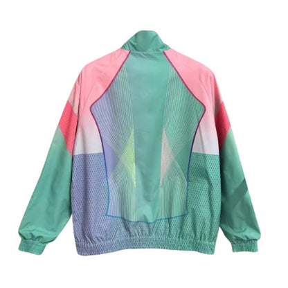 barcelona pink/green jacket