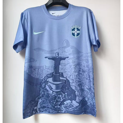 brazil blue jesus edition jersey 2025/2026