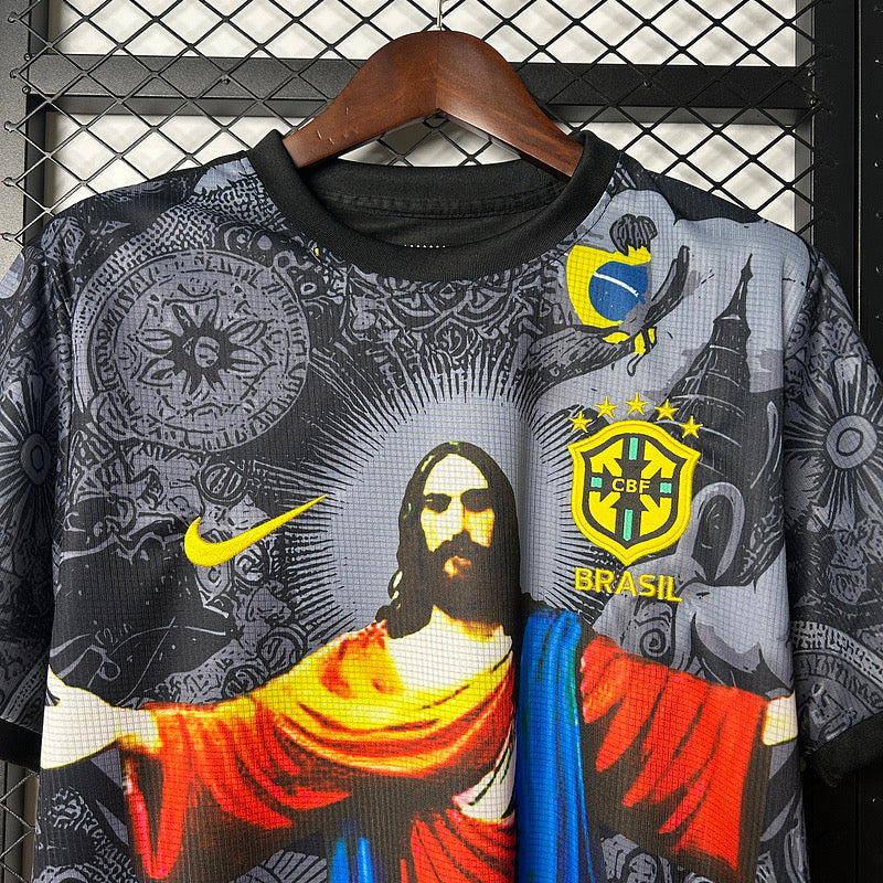 brazil black jesus special jersey 2025/2026 tm