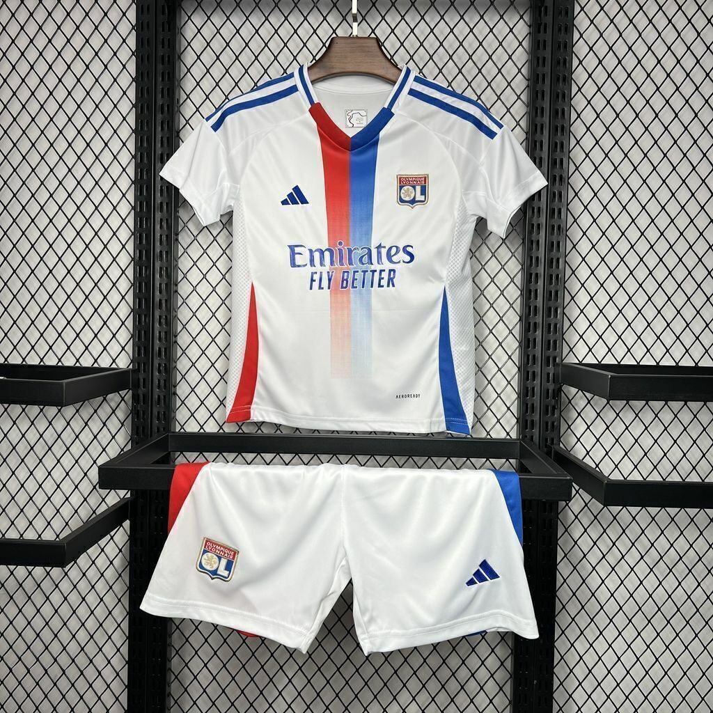 Lyon 2024/25 ~ White Kids Kit