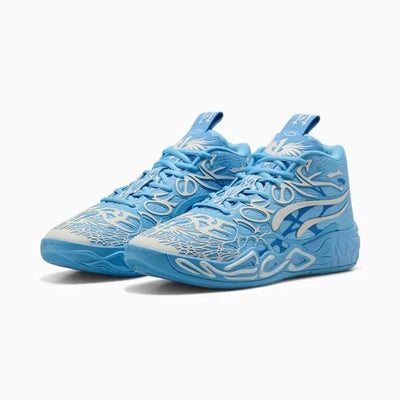 PUMA X LAMELO BALL BASKETBALL SHOE MB.04 LA FRANCE - TEAM LIGHT BLUE/MID GREY