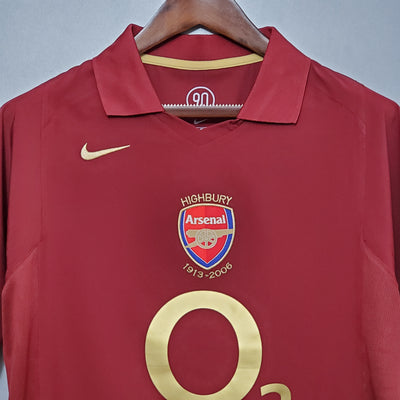 arsenal 2005/2006 home retro tm