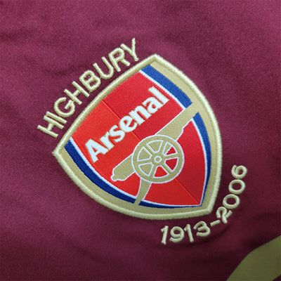 arsenal home long sleeve 2004/2005 retro tm