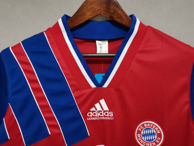 bayern munich home red blue 1993/1994