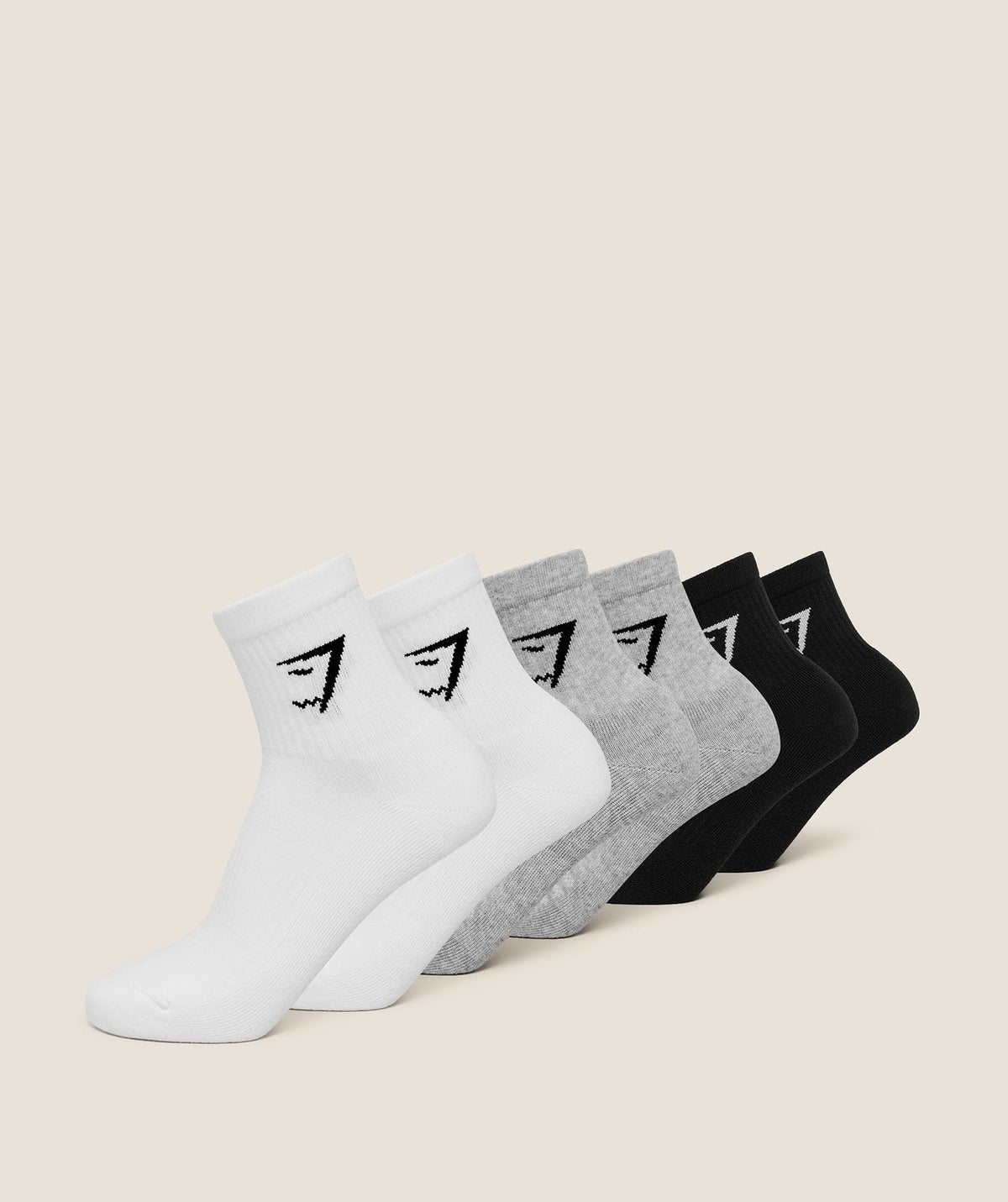 Gym shark socks 6Pk