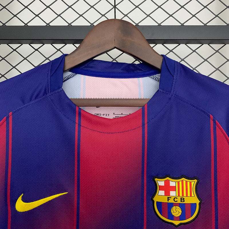 Barcelona home soccer fan jersey 25-26