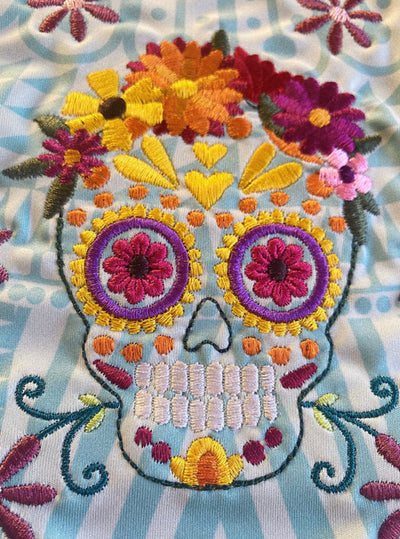 Floral embroidery on the Mexico