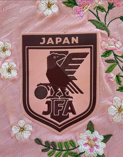 Floral embroidery on the Japan