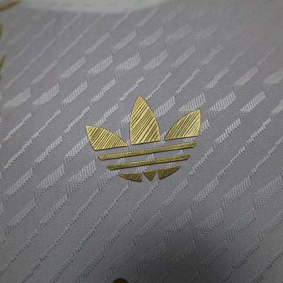 REAL MADRID WHITE AND GOLD DRAGON PLAYER VERSION JERSEY 2024/2025 tm
