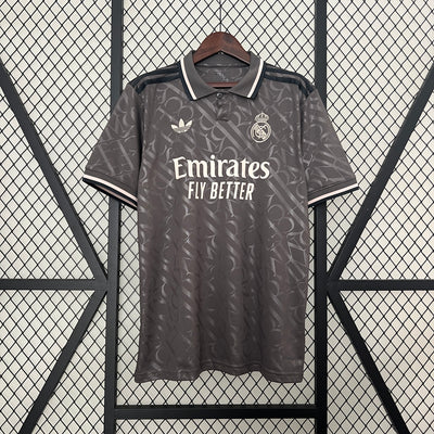 Real Madrid Third Black Jersey fan 2024/2025 tm