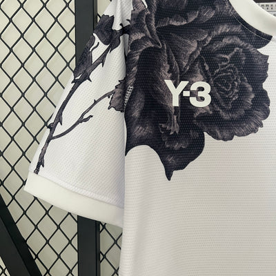 REAL MADRID Y-3 WHITE JERSEY FAN 2024/2025 tm