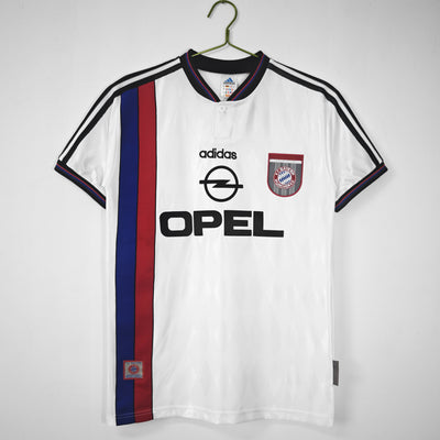 Bayern away white retro jersey 1996/1998 tm