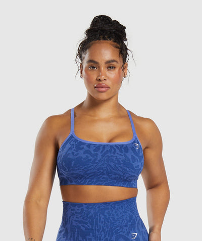ADAPT PATTERN SEAMLESS SPORTS BRA