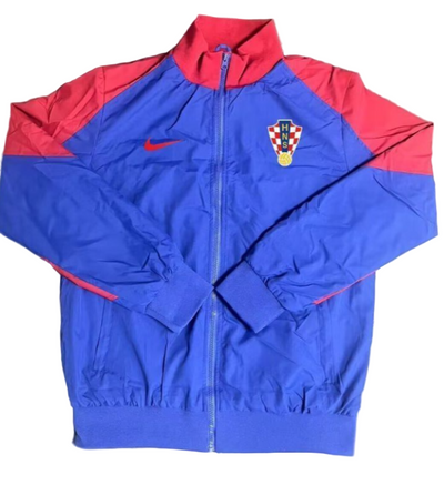 2025-26 Croatia Blue and Red windbreaker