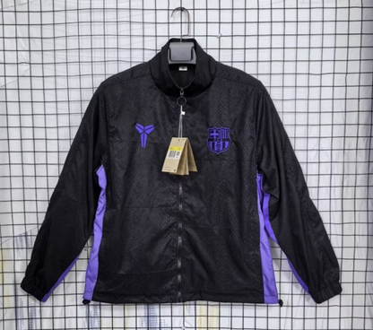 25-26 Barcelona Black Windbreaker