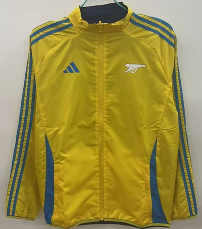 25-26 Arsenal blue yellow reversible Windbreaker