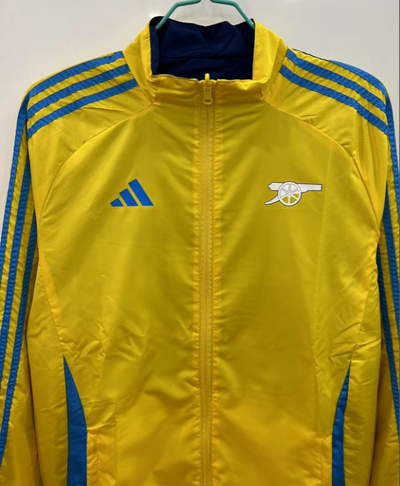 25-26 Arsenal blue yellow reversible Windbreaker