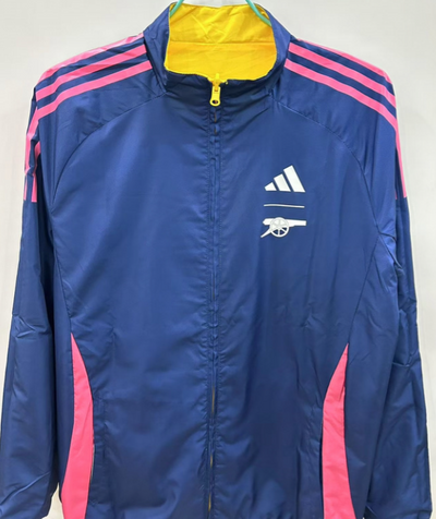 25-26 Arsenal blue yellow reversible Windbreaker