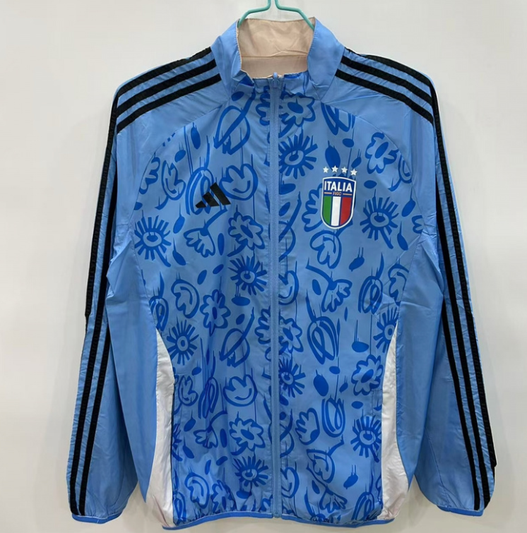 25-26 Italy blue beige Windbreaker