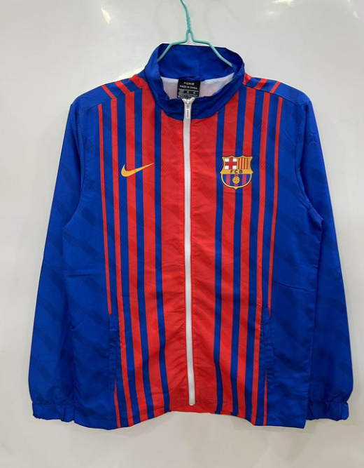 17-18 Barcelona retro windbreaker