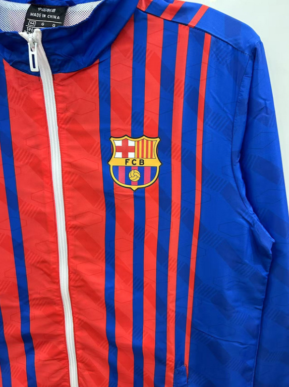 17-18 Barcelona retro windbreaker