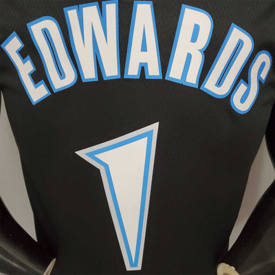 EDWARDS#1 2018 Retro Timberwolves Black tm