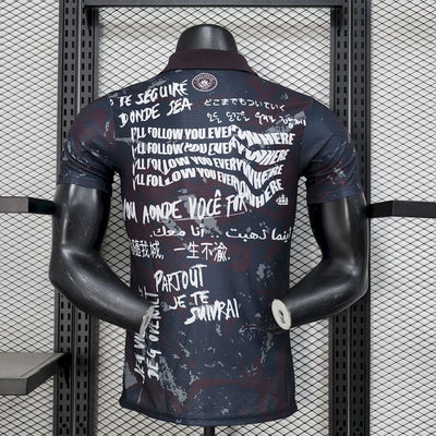 25/26 MANCHESTER CITY Black color special edition Jersey Player Version tm