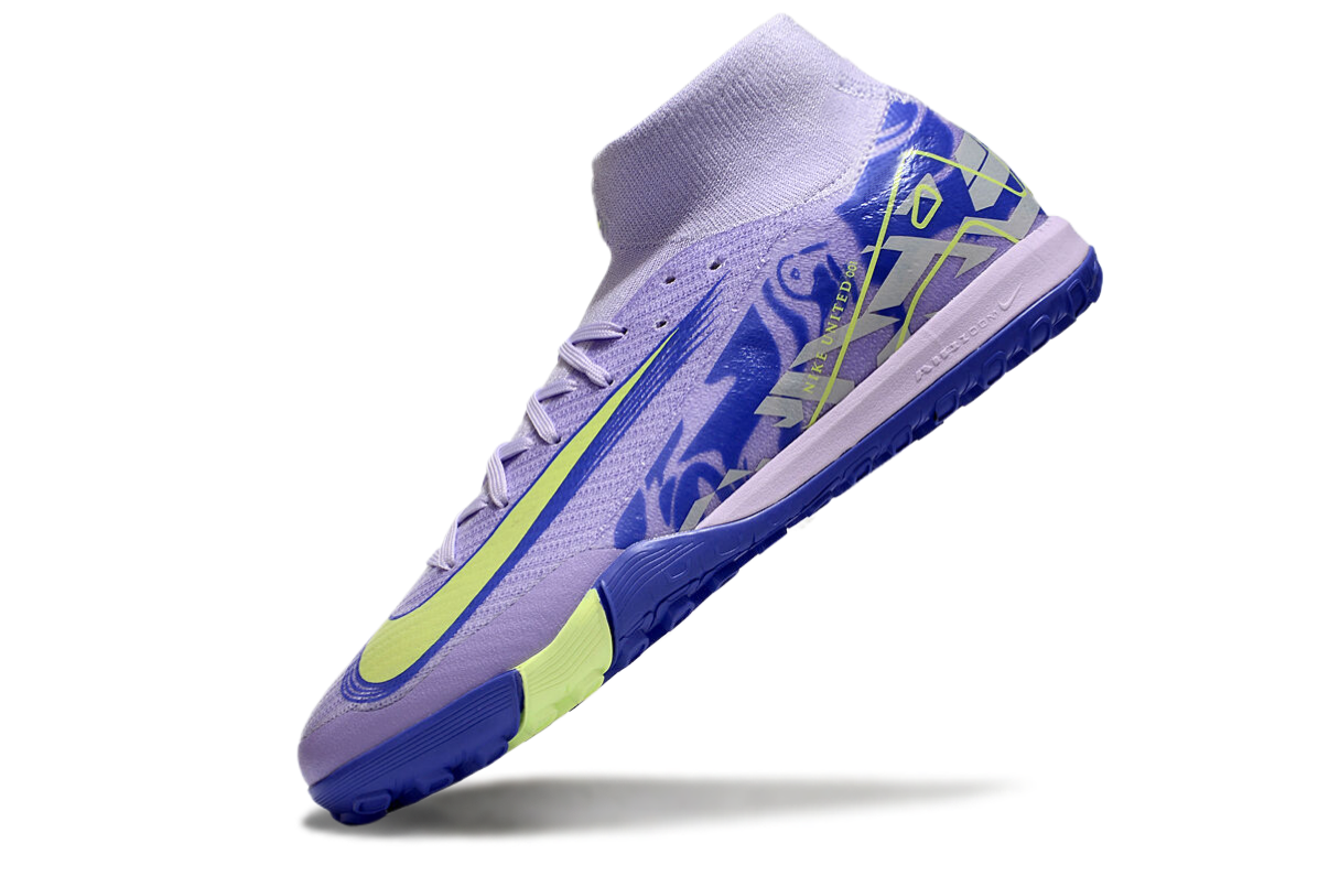 Nike Assassin Sixteenth Generation High Top Built-in Full Air Cushion Waterproof Knitted Straw Stud MD- INDOOR