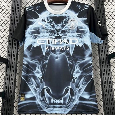 25-26 Manchester City Black and blue concept version Jersey tm