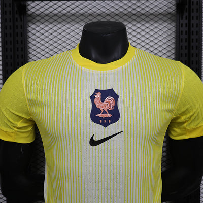 25-26 France yellow player version jersey tm
